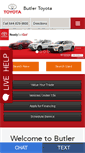 Mobile Screenshot of butler-toyota.com