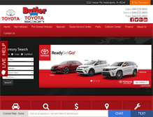 Tablet Screenshot of butler-toyota.com